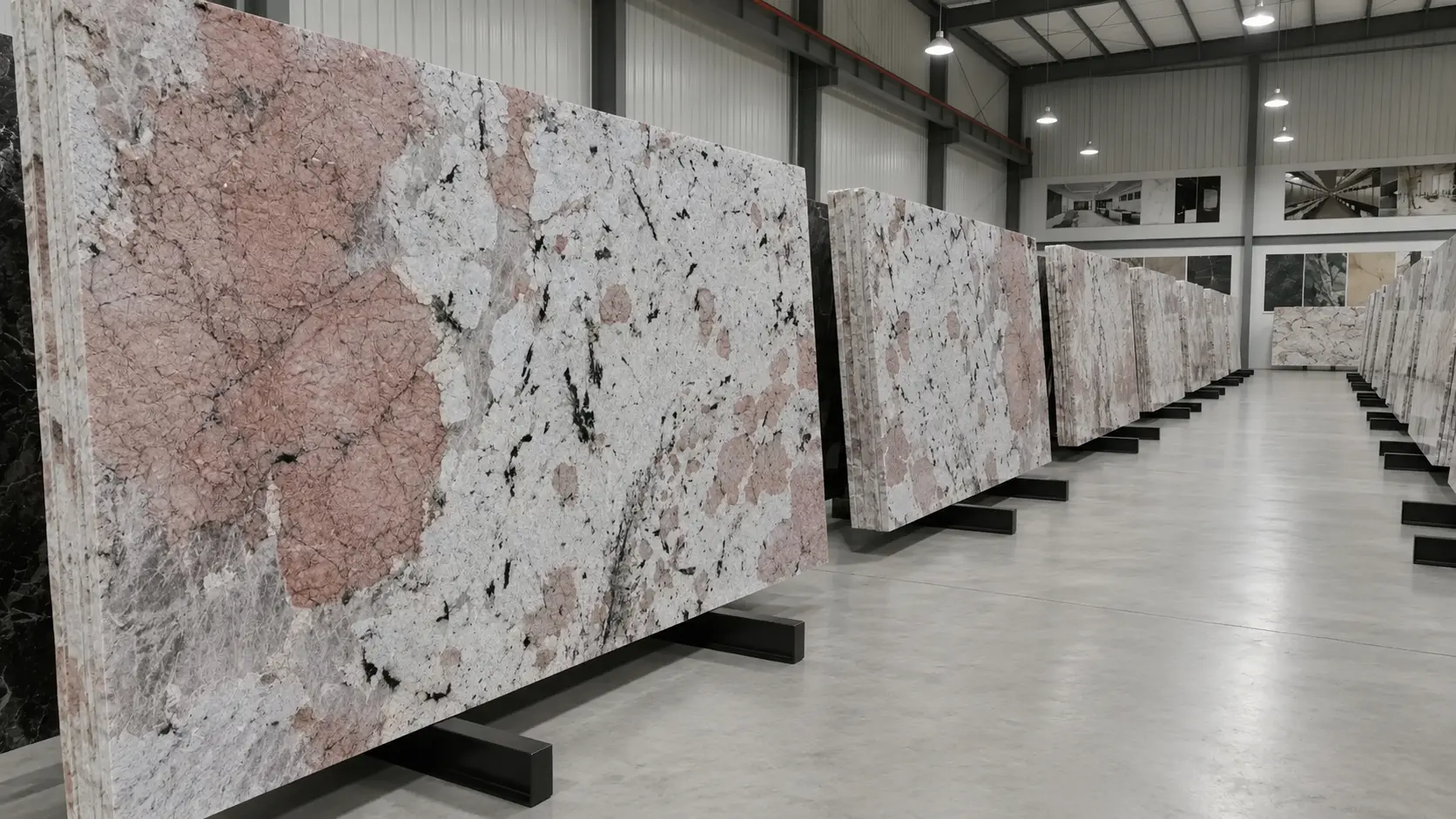 Patagonia Granite slabs selected at TM Stone showroom