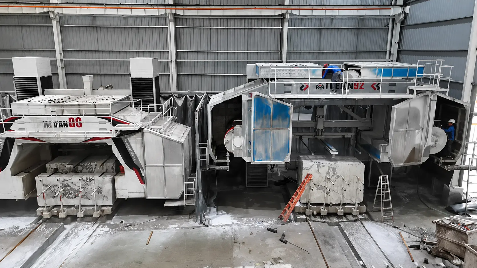 Cutting & surface finishing for natural stone projects