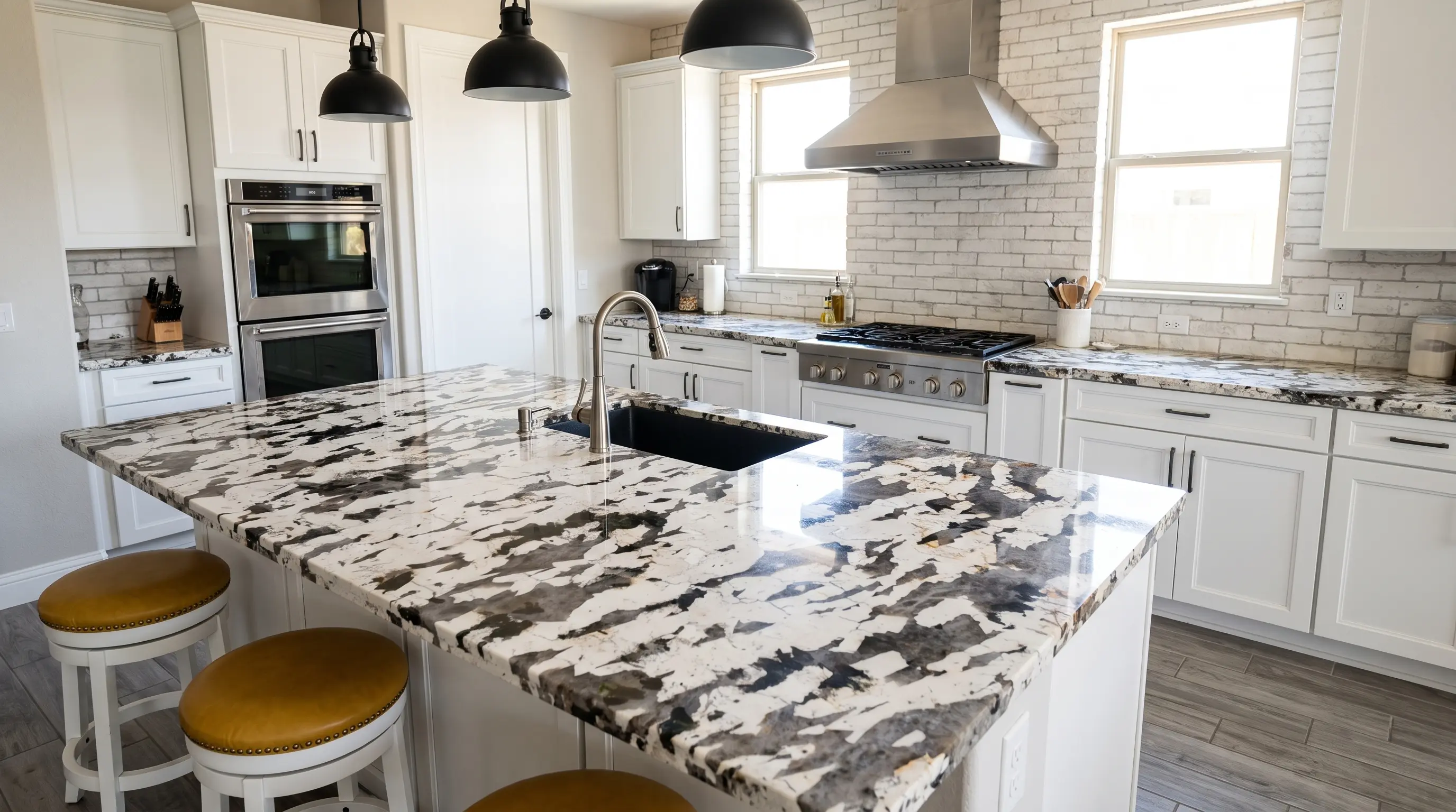 PAT-03 kitchen concept 02 using Patagonia Granite