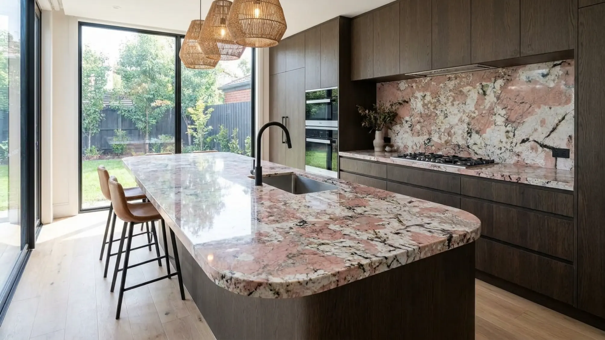 PAT-04 kitchen concept 02 using Patagonia Granite