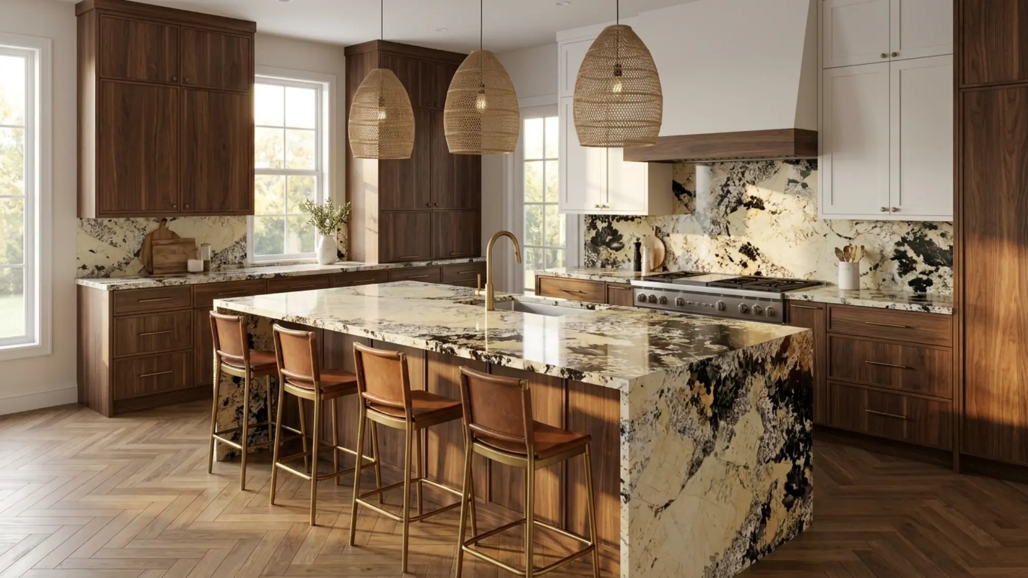 PAT-13 kitchen concept 03 using Patagonia Granite