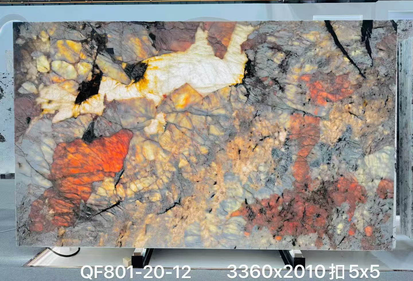 PAT-005 warm crystal Patagonia slab