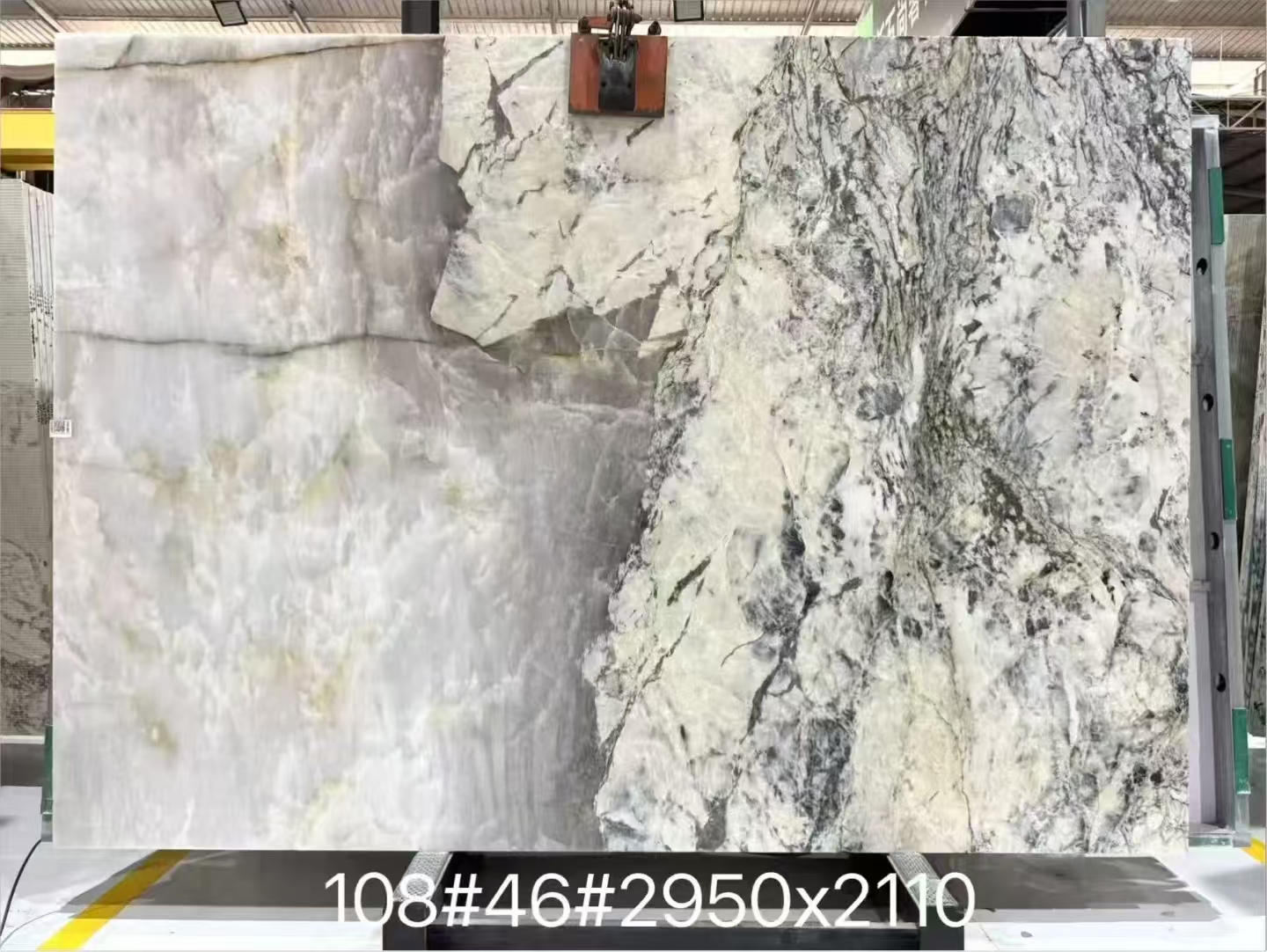 PAT-011 silver and white Patagonia slab